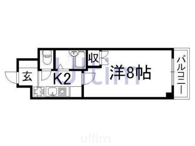 メルディアキューブ桃山の間取り写真