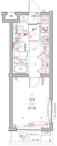 クレヴィスタ武蔵小杉の間取り写真