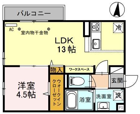 むさし野スクエアの間取り写真