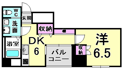 オープンセサミ元町通の間取り写真
