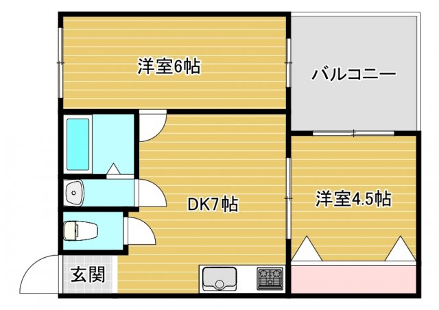 ロワジールの間取り写真