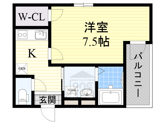 阪急千里線 豊津駅 徒歩7分 3階建 築8年の間取り写真