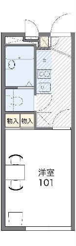 レオパレスボーテの間取り写真