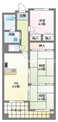 長楽ビルの間取り写真