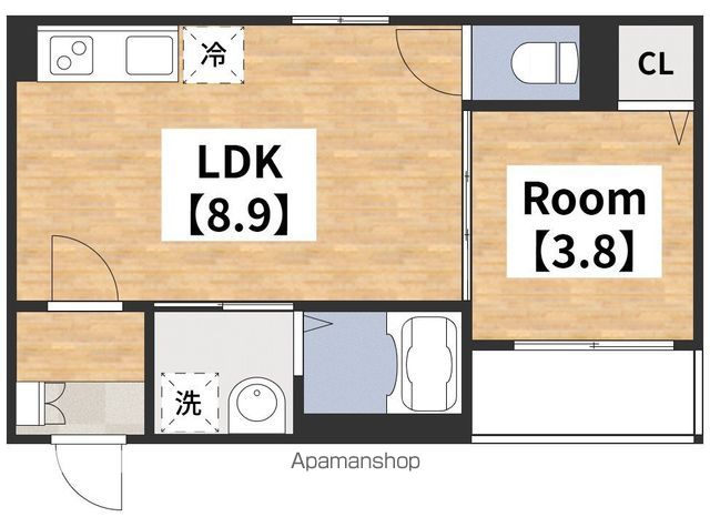 近鉄南大阪線 矢田駅 徒歩4分 3階建 新築の間取り写真