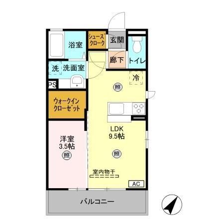 D-room ibukiの間取り写真