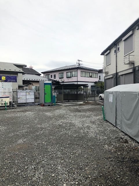 駐車場　舗装前