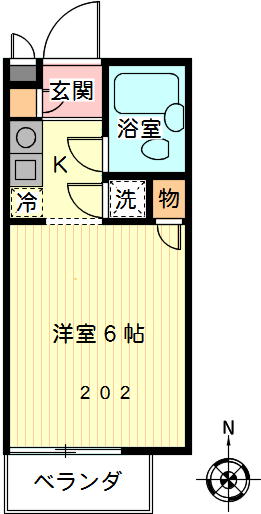 サニーハウスの間取り