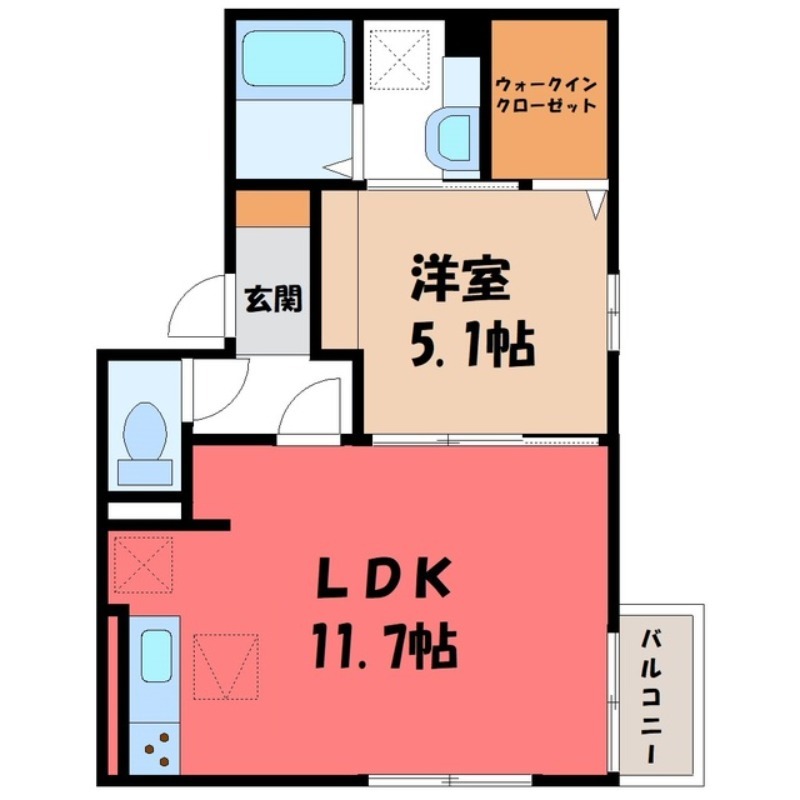 ボーディ醍函の間取り