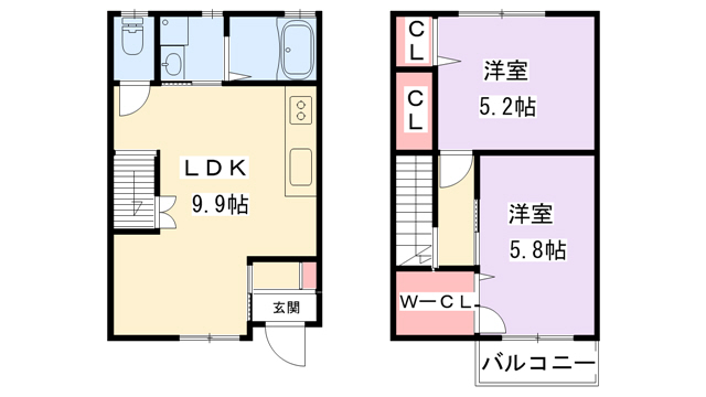 ルシアコート東寝屋川の間取り