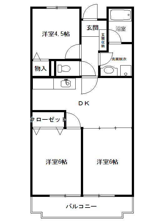 メゾン繁之丞の間取り