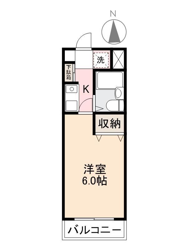 高松市宮脇町のマンションの間取り