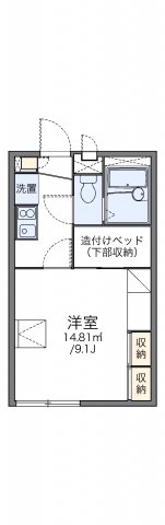 レオパレスファーストウィングの間取り