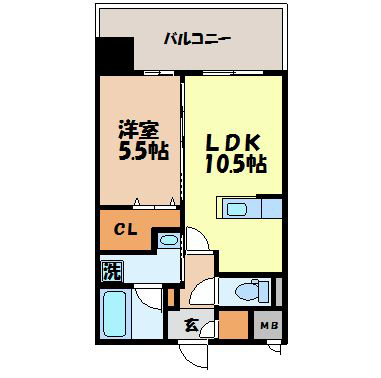 ＡＢＩＴＩ浜町（銅座町）の間取り