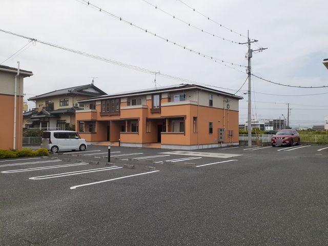 【北茨城市関南町仁井田のアパートの駐車場】