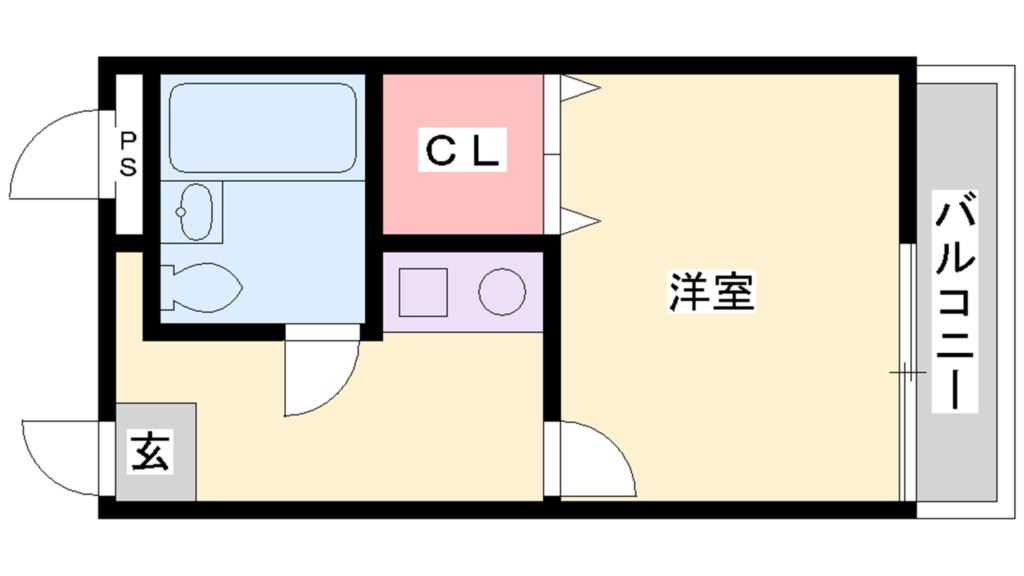 ヨーロピアン東加古川の間取り