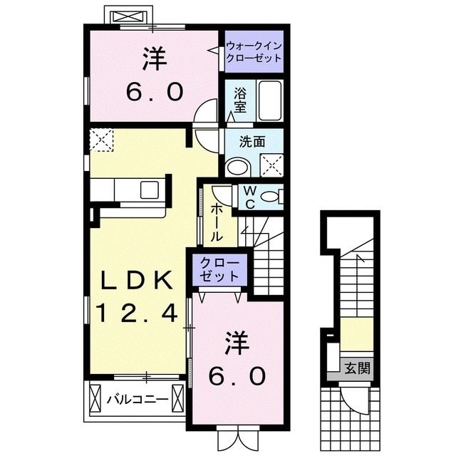 チェスナットの間取り