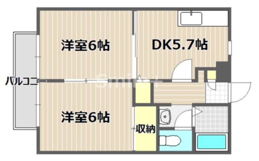 ソレジオミキの間取り