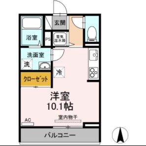 セジュールMCの間取り