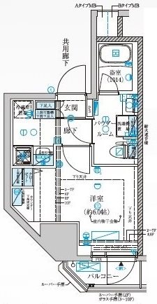 メインステージ横濱弥生町の間取り