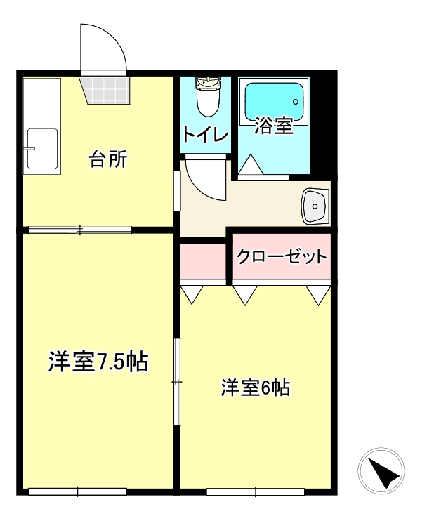 ベルテック武蔵野台　A棟の間取り