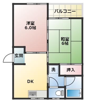 ピボット藤江アパートの間取り