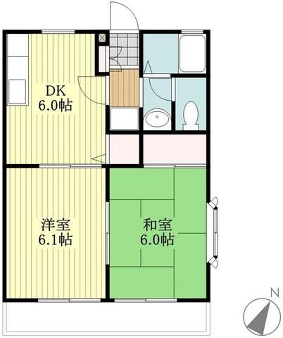 シャトル森崎IIの間取り