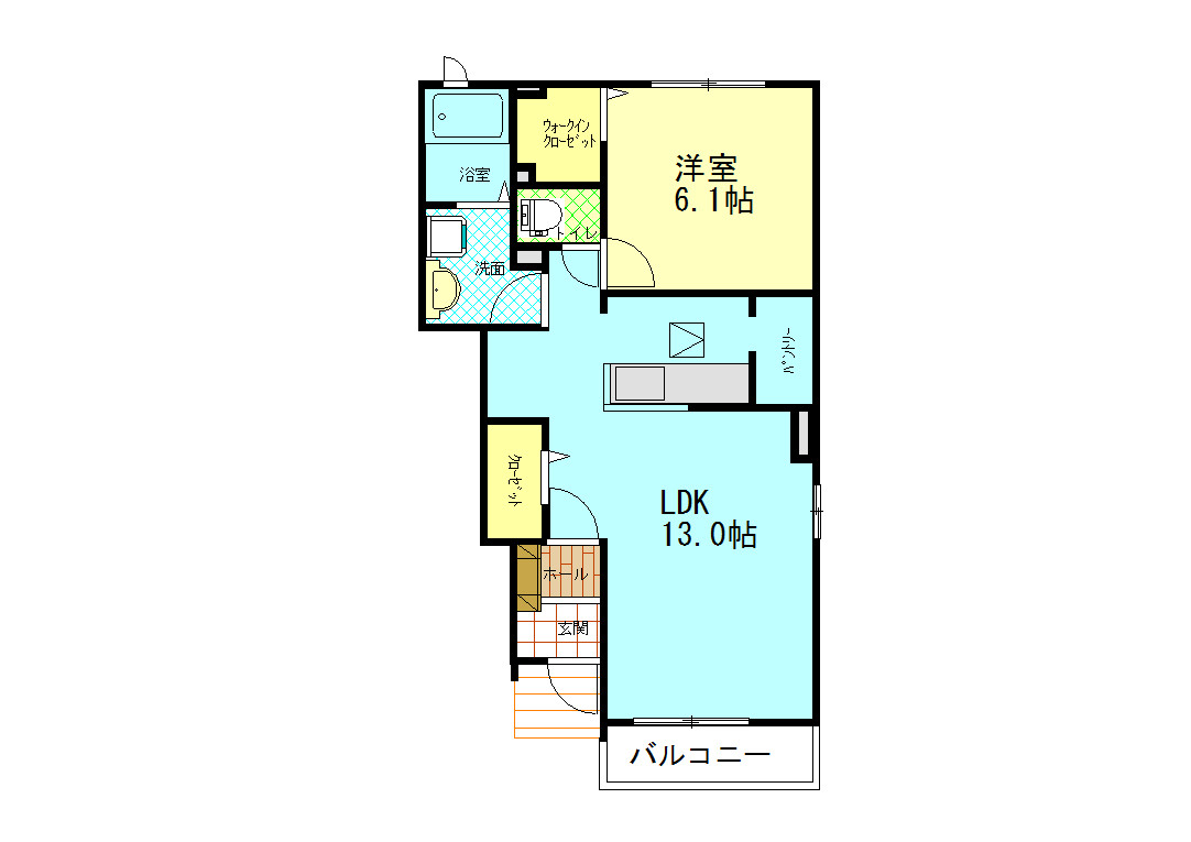 アンジュエル B棟の間取り