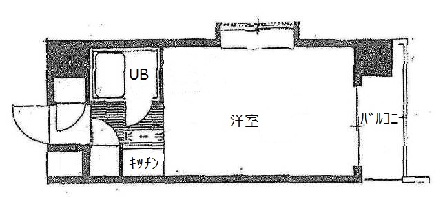 徳山駅前スカイマンションの間取り