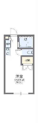 レオパレスあまのの間取り