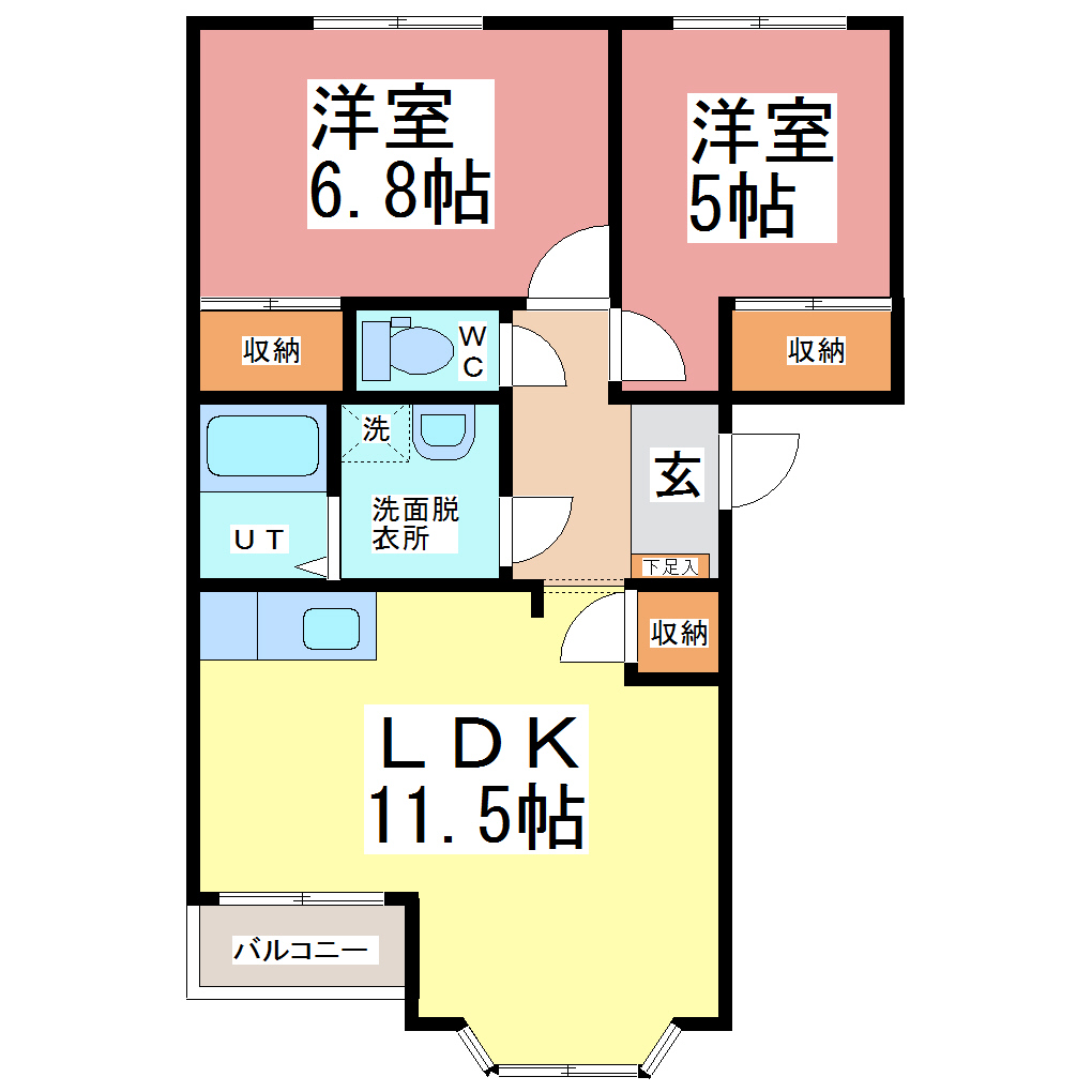 サンライズの間取り