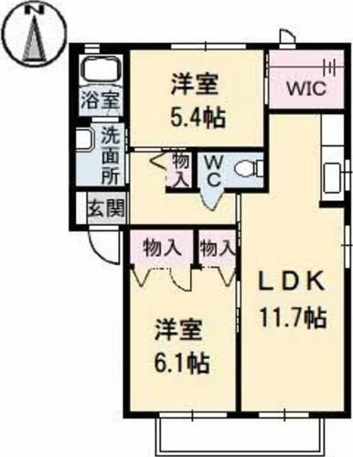 シャーメゾンエチュード　Ｄ棟の間取り