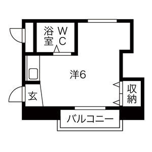 鶴田マンションの間取り