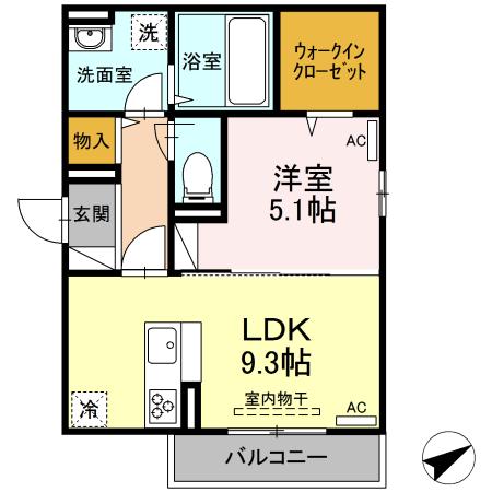 D-residence沖野上の間取り