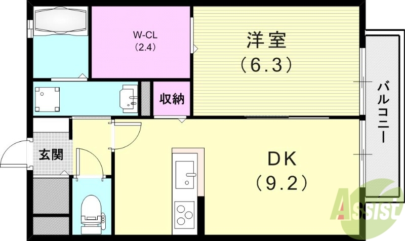 サージュの間取り