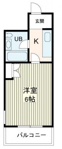 広島市佐伯区三筋のマンションの間取り