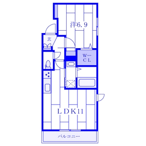 横浜市瀬谷区三ツ境のマンションの間取り