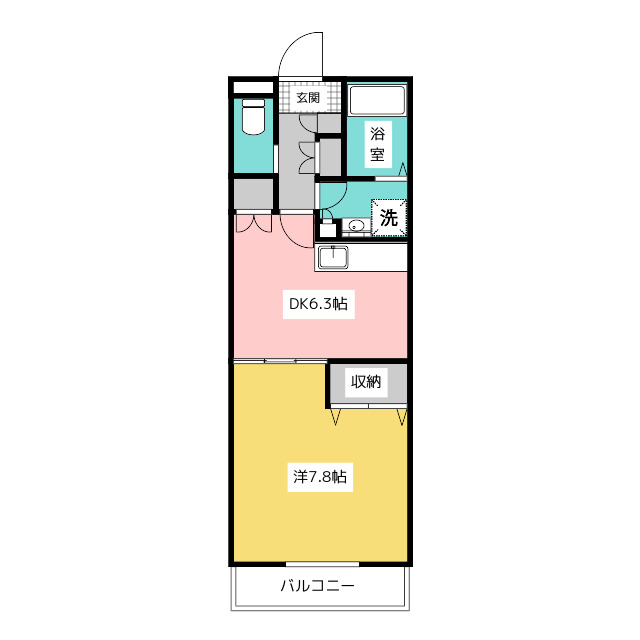 ＴＨ－Ｍａｉｓｏｎ　Ｍｉｙｏｓｈｉ－Ｋａｍｉの間取り