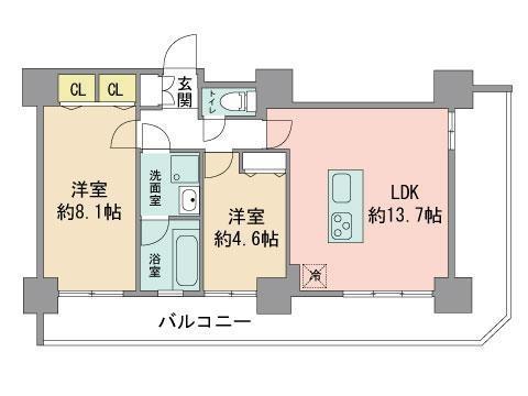 【グランドタワー札幌の間取り】