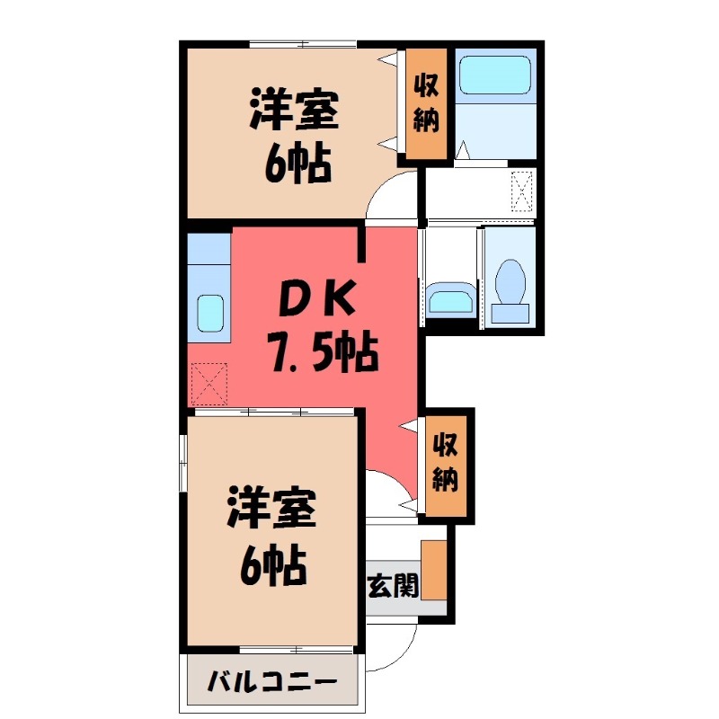 グレイス ヒル IIの間取り