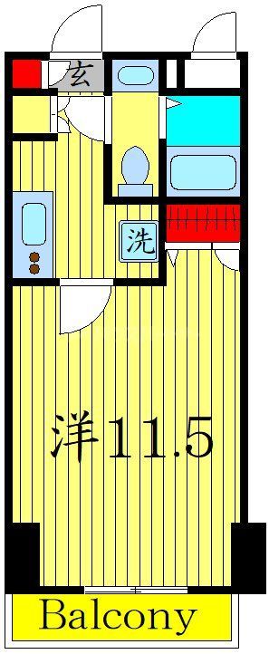 豊島区西池袋のマンションの間取り