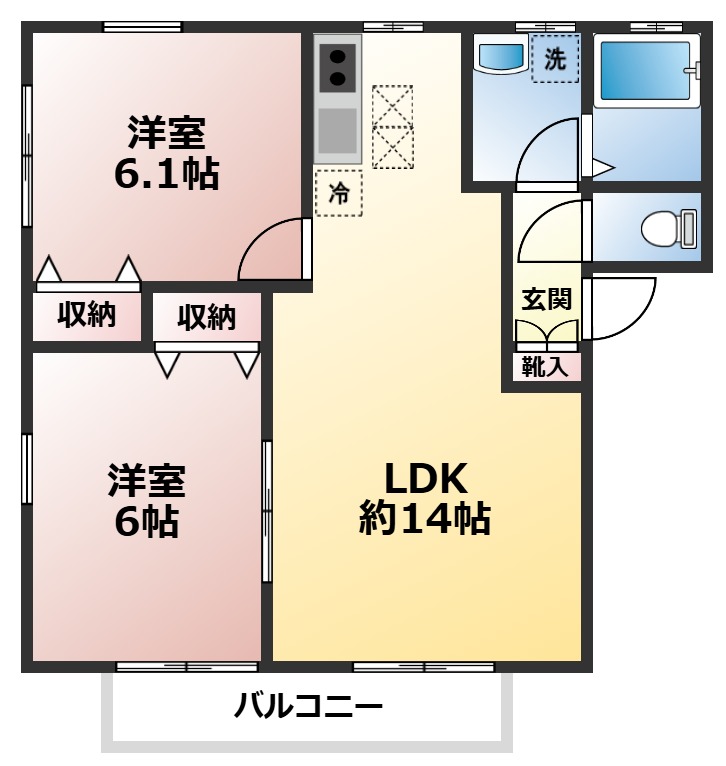 ニューシャルマンIIの間取り