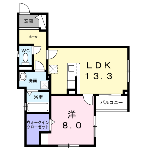 サンティエの間取り