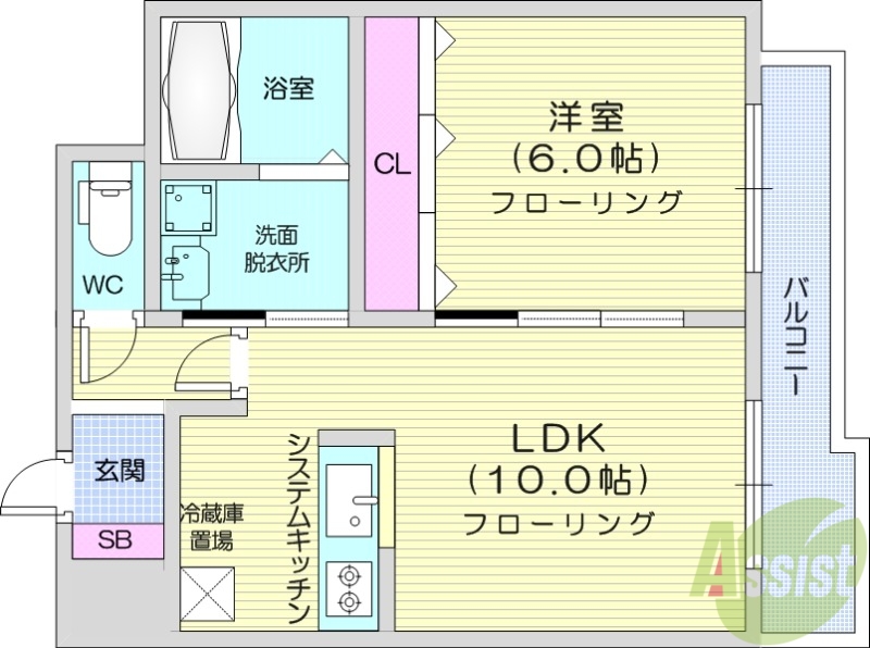 ドエル円山の間取り