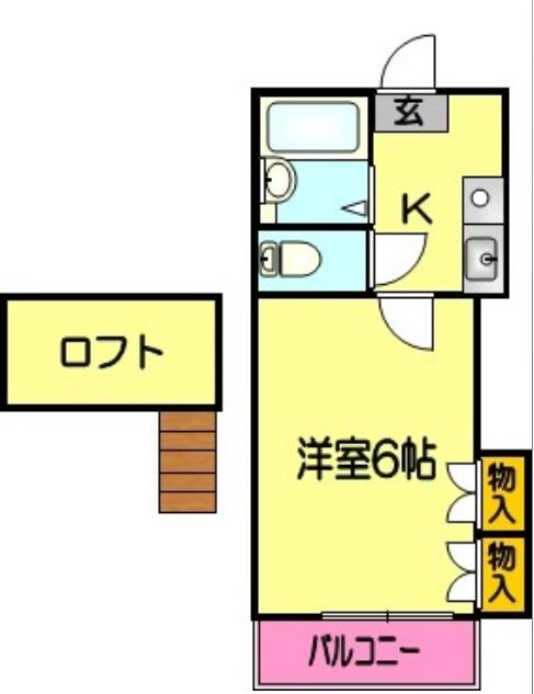 レオパレス南高江の間取り