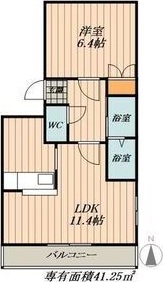 名古屋市中村区岩塚町のマンションの間取り