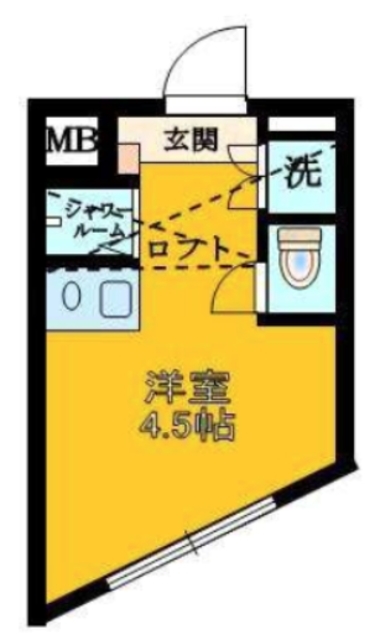 クレッシェンド平和島の間取り