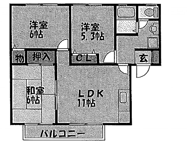 セジュール光が丘の間取り