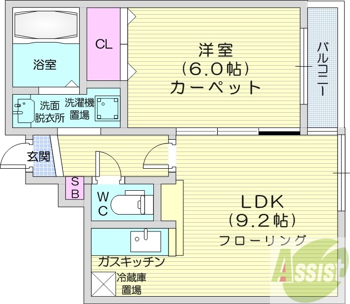 アーバンコート藤井の間取り