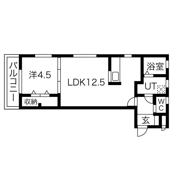 リーブルファイン稲永の間取り